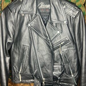 Black Leather Jacket for Women
